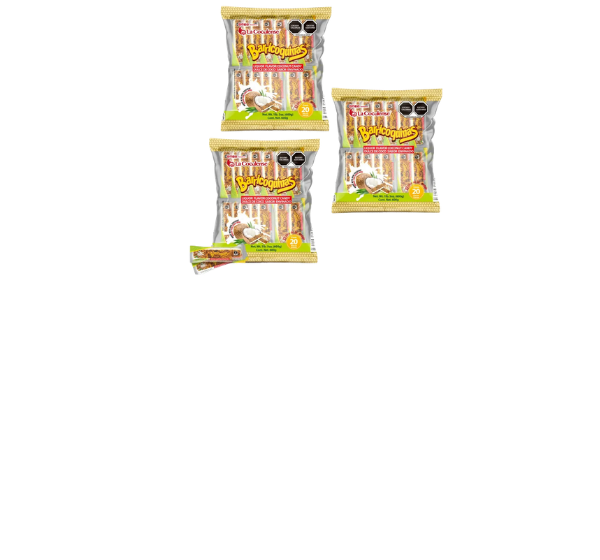 3pack Barricoquinas Sabor Vainilla 20 Pzas