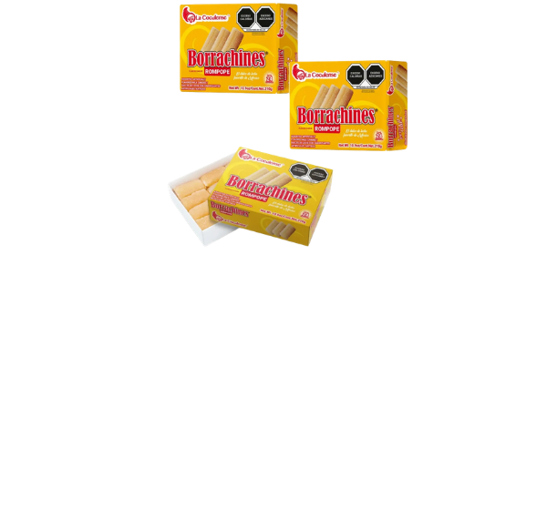 3pack Borrachines Sabor Rompope