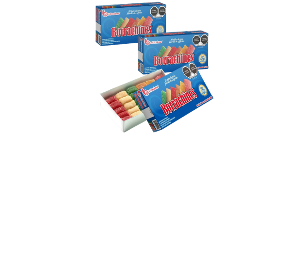 3pack Borrachines Surtidos 60 Pzas